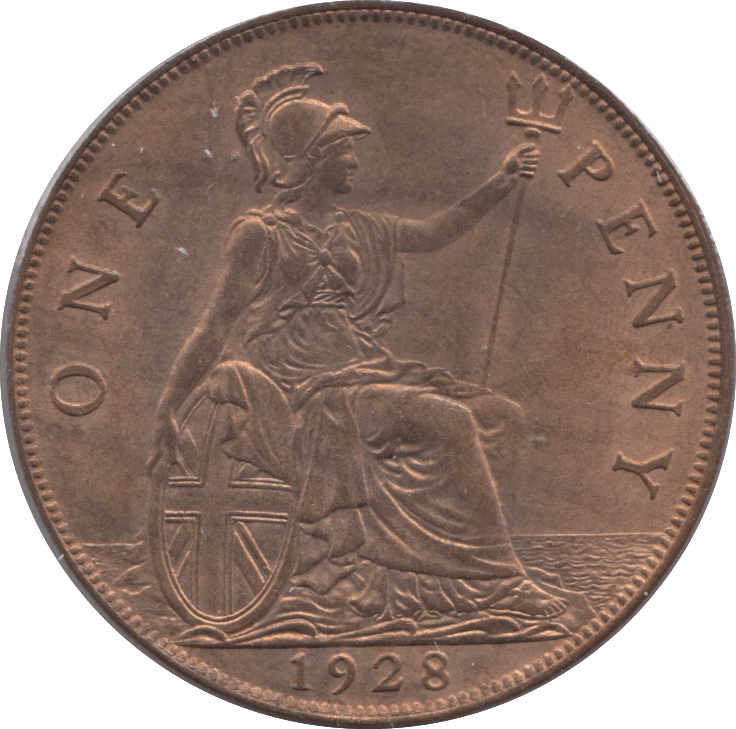 1928 PENNY ( UNC ) - Penny - Cambridgeshire Coins