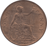 1928 PENNY ( UNC ) - Penny - Cambridgeshire Coins