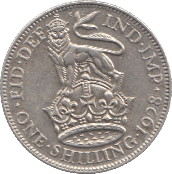 1928 SHILLING ( EF ) 15 - Shilling - Cambridgeshire Coins