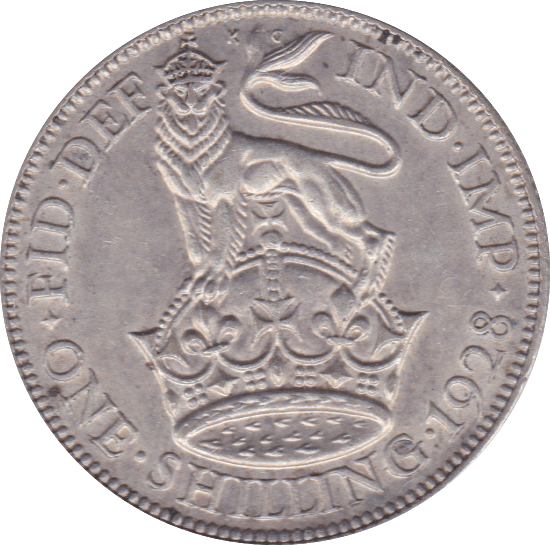 1928 SHILLING ( EF ) A - Shilling - Cambridgeshire Coins