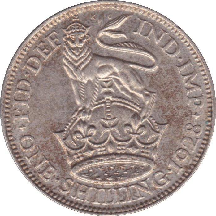 1928 SHILLING ( EF ) D - Shilling - Cambridgeshire Coins