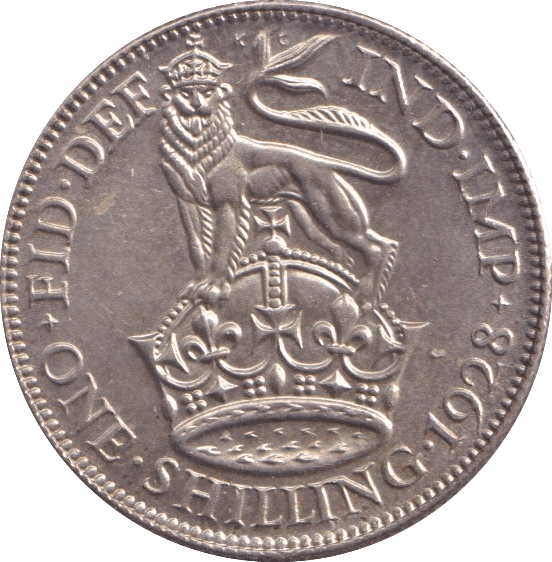 1928 SHILLING ( UNC ) - Shilling - Cambridgeshire Coins