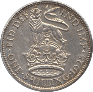 1928 SHILLING ( UNC ) - Shilling - Cambridgeshire Coins