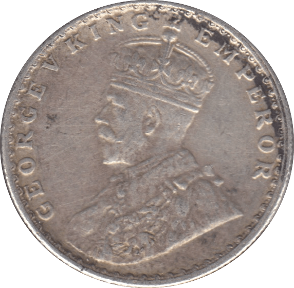 1928 SILVER HALF RUPEE INDIA - SILVER WORLD COINS - Cambridgeshire Coins