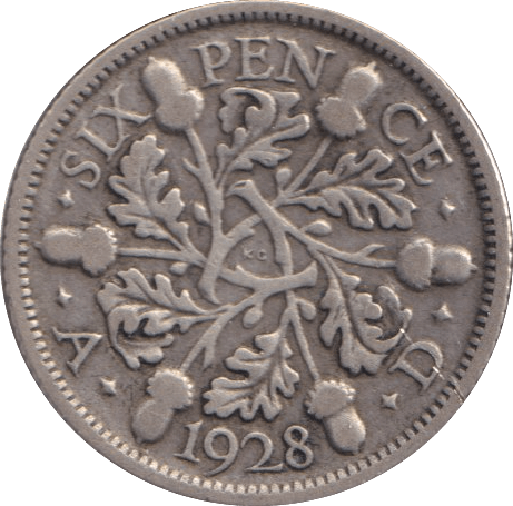 1928 SIXPENCE ( FINE ) - Sixpence - Cambridgeshire Coins