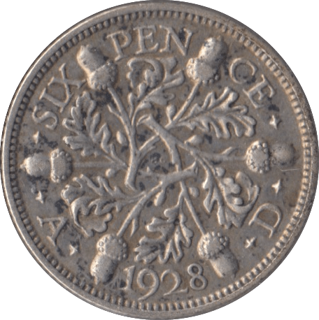 1928 SIXPENCE ( GF ) - Sixpence - Cambridgeshire Coins