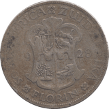 1928 SOUTH AFRICA SILVER FLORIN - SILVER WORLD COINS - Cambridgeshire Coins