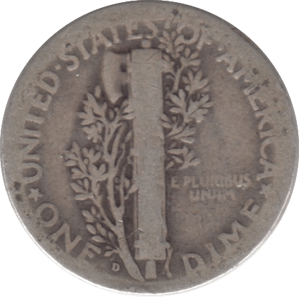 1928 USA SILVER DIME DENVER MINT - SILVER WORLD COINS - Cambridgeshire Coins
