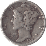 1928 USA SILVER DIME SAN FRANCISCO MINT - SILVER WORLD COINS - Cambridgeshire Coins