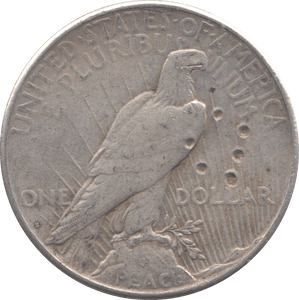 1928 USA SILVER PEACE DOLLAR B - SILVER WORLD COINS - Cambridgeshire Coins