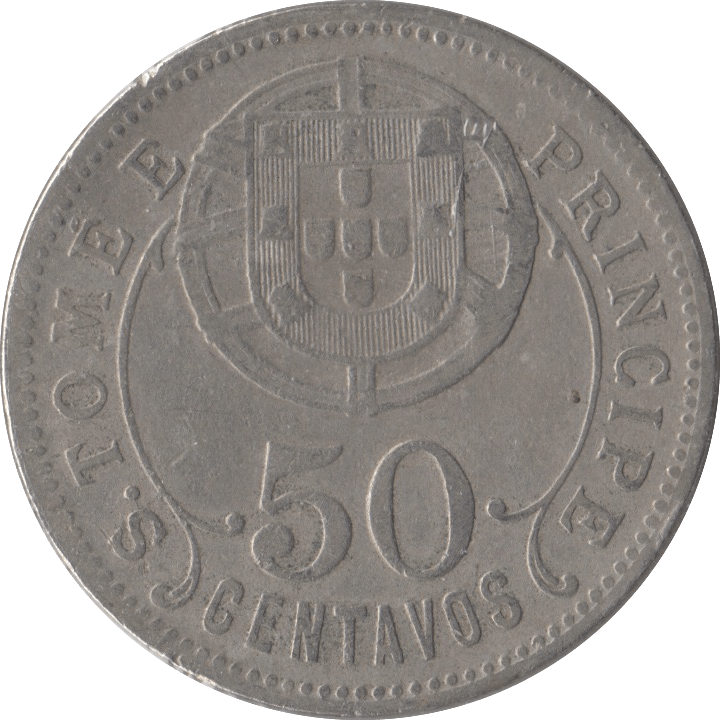 1929 50 CENTAVOS PORTUGAL - WORLD COINS - Cambridgeshire Coins