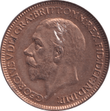 1929 FARTHING ( BU ) - Farthing - Cambridgeshire Coins