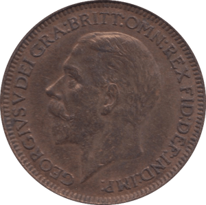 1929 FARTHING ( EF ) 2 - Farthing - Cambridgeshire Coins