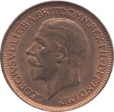 1929 FARTHING ( UNC ) - Farthing - Cambridgeshire Coins