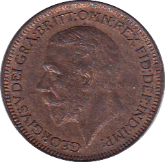 1929 FARTHING ( UNC ) - Farthing - Cambridgeshire Coins