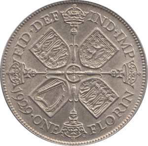 1929 FLORIN ( AUNC ) 3 - Florin - Cambridgeshire Coins
