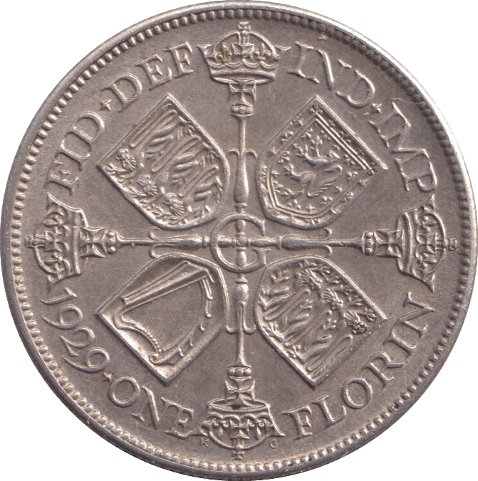 1929 FLORIN ( AUNC ) - FLORIN - Cambridgeshire Coins