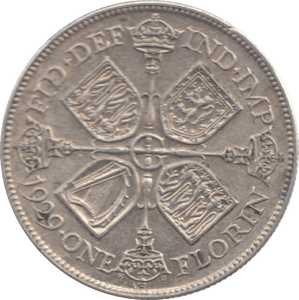 1929 FLORIN ( EF ) 23 - Florin - Cambridgeshire Coins