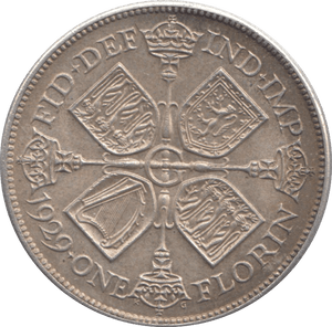 1929 FLORIN ( EF ) - FLORIN - Cambridgeshire Coins