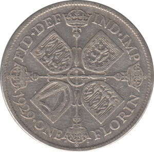 1929 FLORIN ( GF ) 6 - Florin - Cambridgeshire Coins