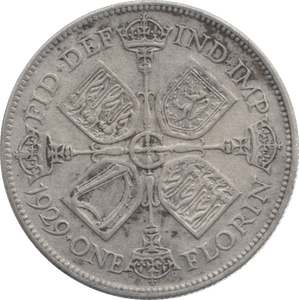 1929 FLORIN ( GVF ) 2 - Florin - Cambridgeshire Coins