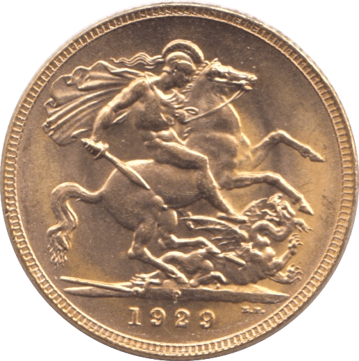 1929 GOLD SOVEREIGN ( UNC ) PERTH MINT - Sovereign - Cambridgeshire Coins
