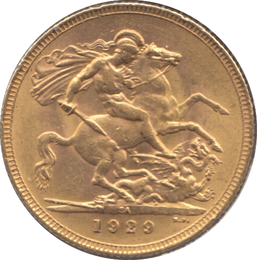 1929 GOLD SOVEREIGN ( UNC ) SOUTH AFRICA MINT - Sovereign - Cambridgeshire Coins