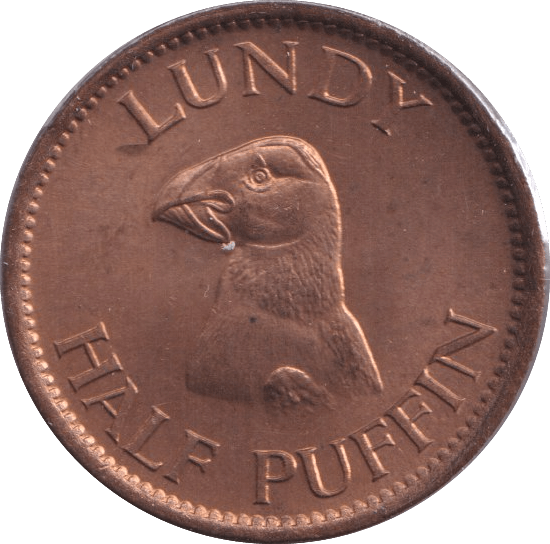1929 HALF PUFFIN LUNDY - WORLD COINS - Cambridgeshire Coins