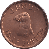 1929 HALF PUFFIN LUNDY - WORLD COINS - Cambridgeshire Coins