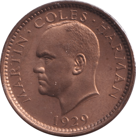1929 HALF PUFFIN LUNDY - WORLD COINS - Cambridgeshire Coins