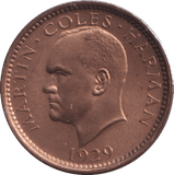1929 HALF PUFFIN LUNDY - WORLD COINS - Cambridgeshire Coins