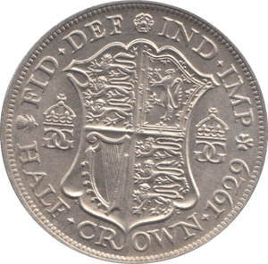 1929 HALFCROWN ( AUNC ) 3 - Halfcrown - Cambridgeshire Coins