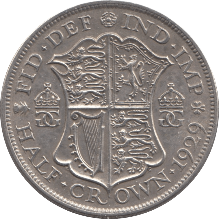 1929 HALFCROWN ( EF ) 1 - Halfcrown - Cambridgeshire Coins