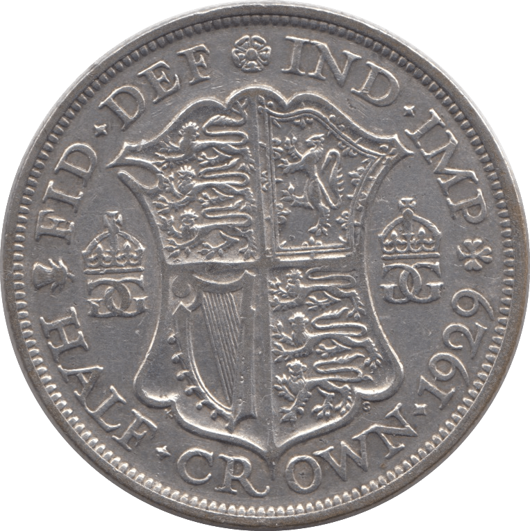 1929 HALFCROWN ( GF ) 4 - Halfcrown - Cambridgeshire Coins