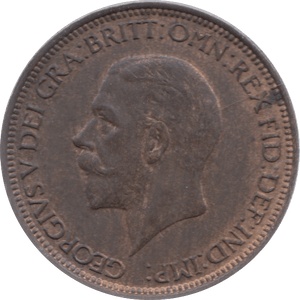 1929 HALFPENNY 3 ( UNC ) - Halfpenny - Cambridgeshire Coins