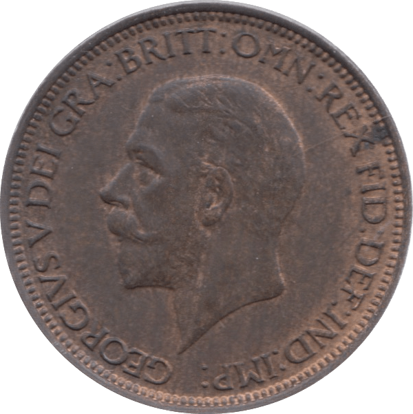 1929 HALFPENNY 3 ( UNC ) - Halfpenny - Cambridgeshire Coins