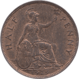 1929 HALFPENNY 3 ( UNC ) - Halfpenny - Cambridgeshire Coins