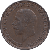 1929 HALFPENNY ( AUNC ) 24 - Halfpenny - Cambridgeshire Coins