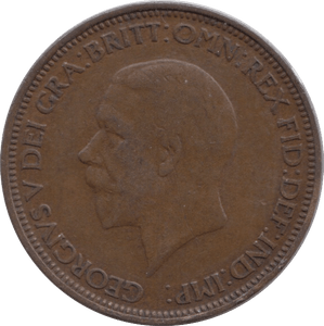 1929 HALFPENNY ( GVF ) - HALFPENNY - Cambridgeshire Coins