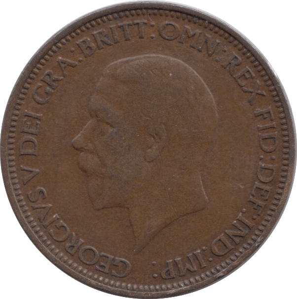 1929 HALFPENNY ( GVF ) - HALFPENNY - Cambridgeshire Coins