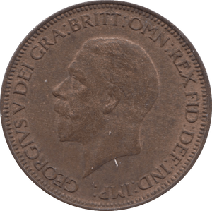 1929 HALFPENNY ( GVF ) - HALFPENNY - Cambridgeshire Coins