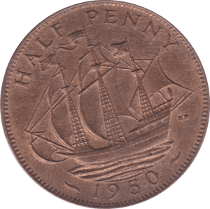 1929 HALFPENNY ( UNC ) B - Halfpenny - Cambridgeshire Coins
