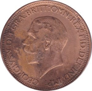 1929 HALFPENNY ( UNC ) C - Halfpenny - Cambridgeshire Coins