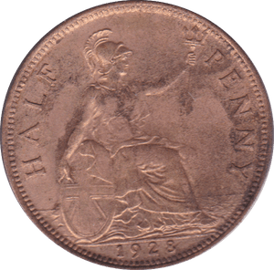 1929 HALFPENNY ( UNC ) C - Halfpenny - Cambridgeshire Coins