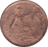 1929 HALFPENNY ( UNC ) C - Halfpenny - Cambridgeshire Coins