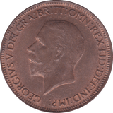1929 HALFPENNY ( UNC ) D - Halfpenny - Cambridgeshire Coins