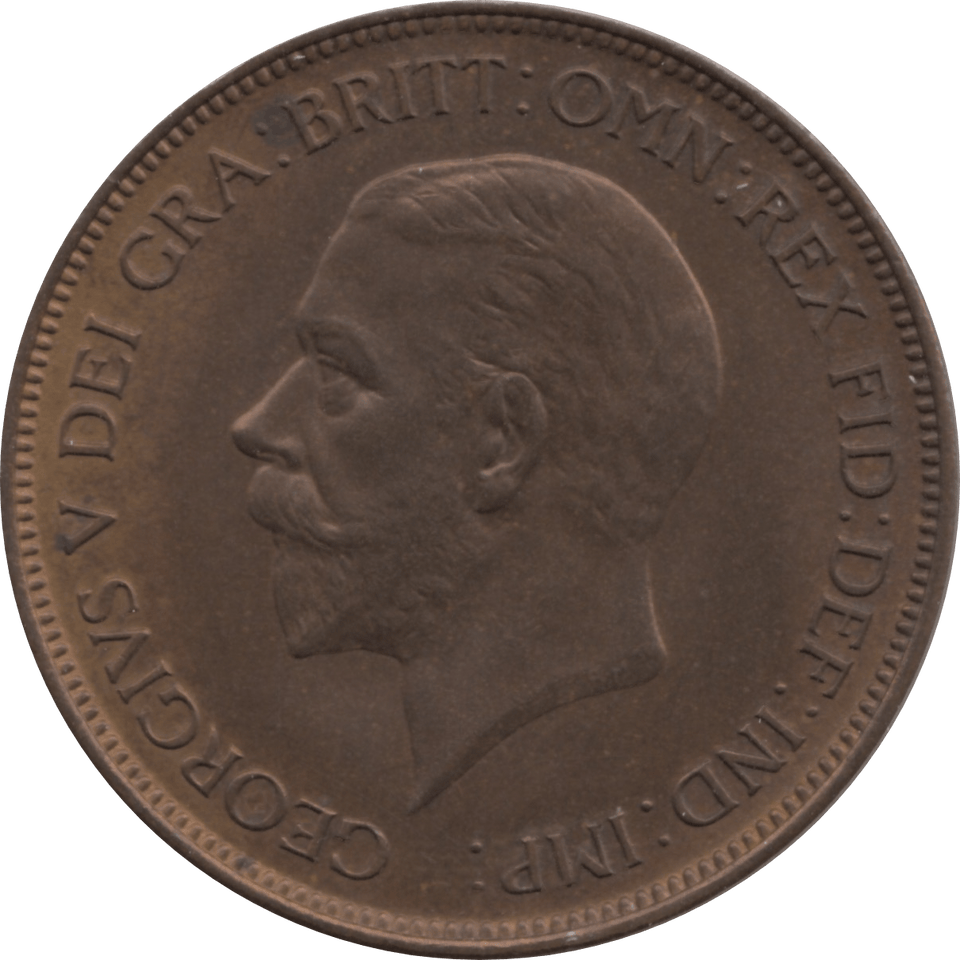 1929 PENNY 1 ( UNC ) 74 - Penny - Cambridgeshire Coins