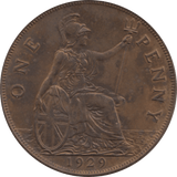 1929 PENNY 1 ( UNC ) 74 - Penny - Cambridgeshire Coins