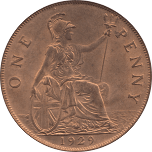 1929 PENNY 2 ( BU ) 6A - Penny - Cambridgeshire Coins