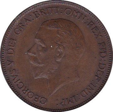 1929 PENNY ( AUNC ) - Penny - Cambridgeshire Coins